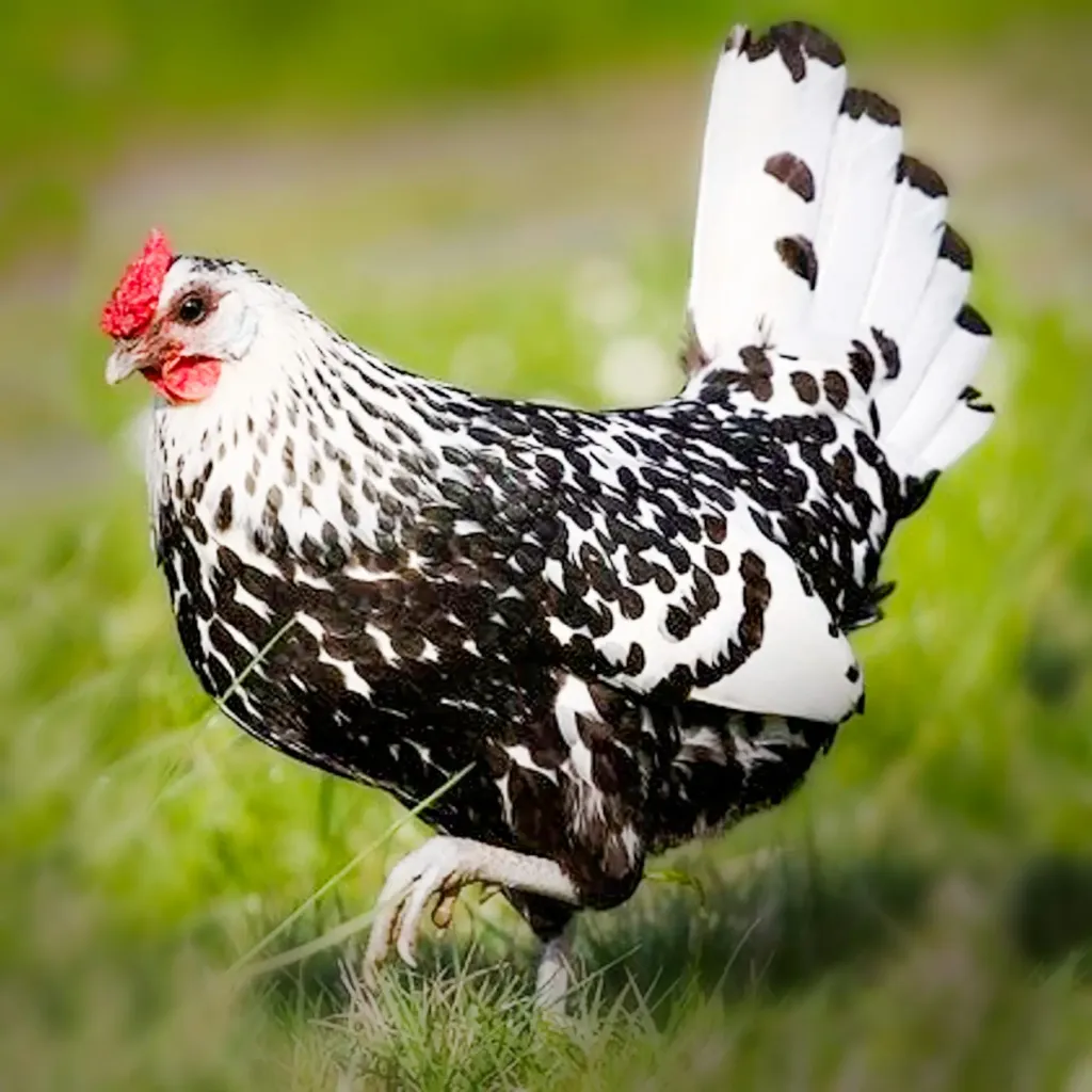 Silver Spangled Hamburg Chicks